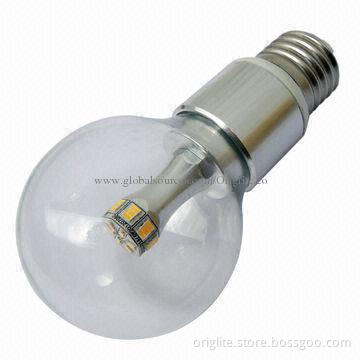 LED Bulb Lamp with 6.6W/360° Beam Angle/Samsung Chip/Lifud Power/Glass Bulb/90lm/W/3yrs Warranty